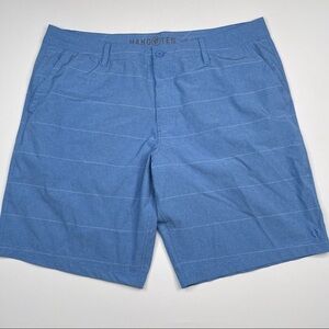 Hang Ten Shorts Blue Swim Beach Ocean Vacation Hawaii Summer Pool Stretch Resort